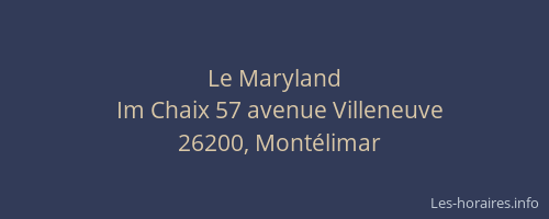 Le Maryland