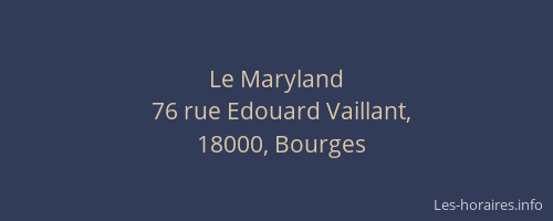 Le Maryland
