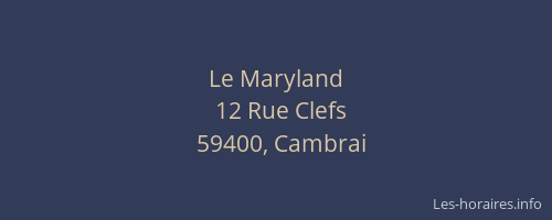 Le Maryland