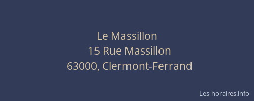 Le Massillon