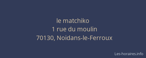 le matchiko
