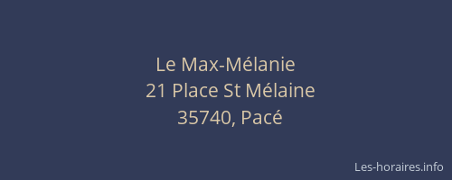 Le Max-Mélanie