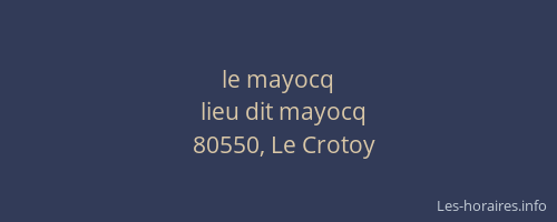 le mayocq