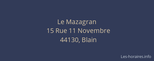 Le Mazagran