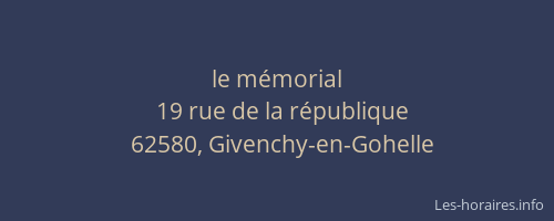 le m&eacute;morial