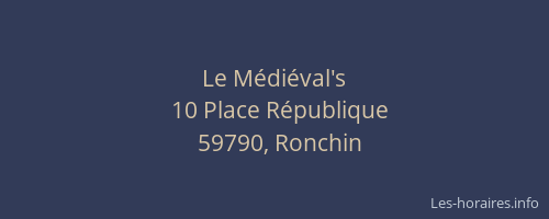 Le Médiéval's