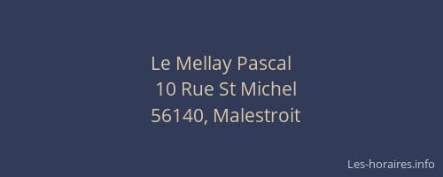 Le Mellay Pascal