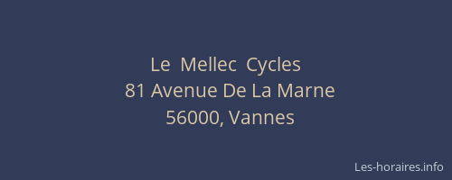 Le  Mellec  Cycles