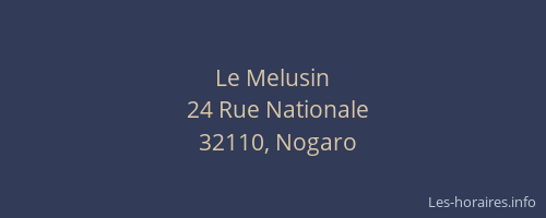 Le Melusin