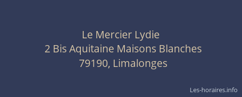 Le Mercier Lydie