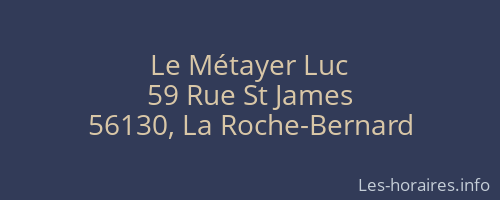 Le Métayer Luc