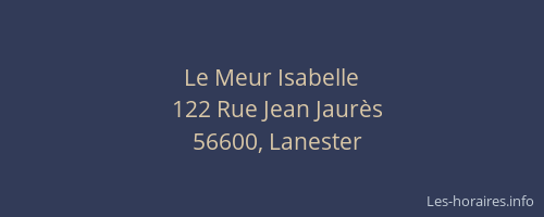 Le Meur Isabelle