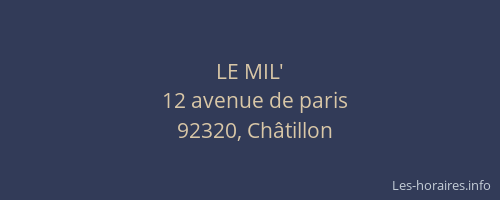 LE MIL'