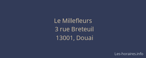 Le Millefleurs