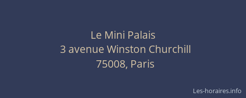 Le Mini Palais