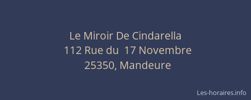 Le Miroir De Cindarella
