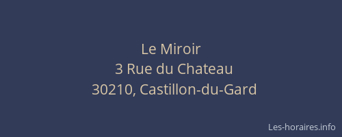 Le Miroir