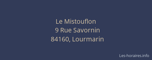 Le Mistouflon