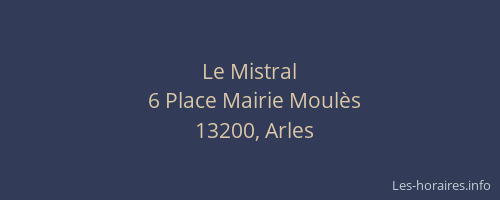 Le Mistral