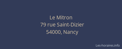 Le Mitron