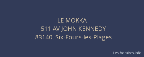 LE MOKKA