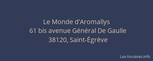 Le Monde d'Aromallys