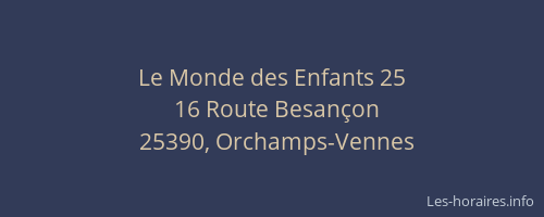 Le Monde des Enfants 25
