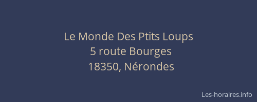 Le Monde Des Ptits Loups