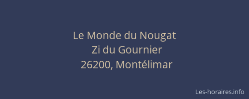 Le Monde du Nougat
