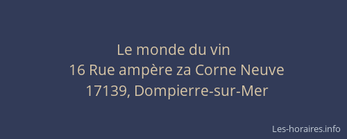 Le monde du vin