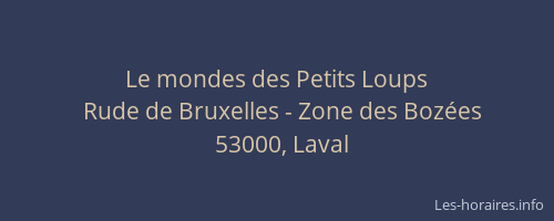 Le mondes des Petits Loups