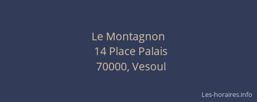 Le Montagnon