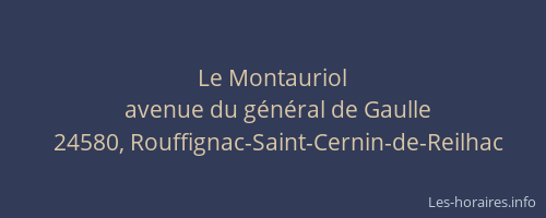 Le Montauriol