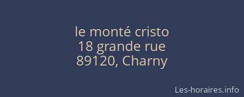 le monté cristo
