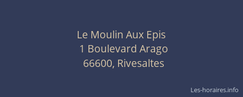 Le Moulin Aux Epis