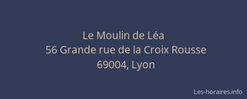 Le Moulin de Léa