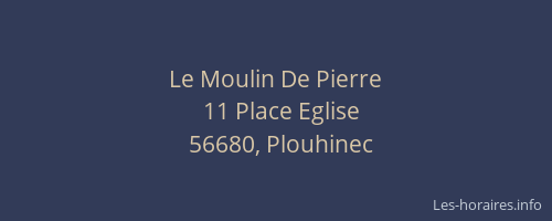 Le Moulin De Pierre