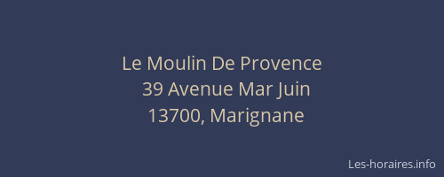 Le Moulin De Provence