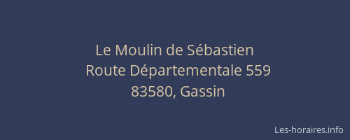 Le Moulin de Sébastien