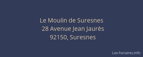 Le Moulin de Suresnes