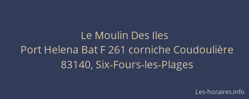 Le Moulin Des Iles