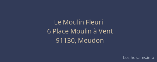 Le Moulin Fleuri