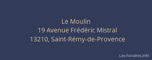 Le Moulin