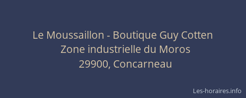 Le Moussaillon - Boutique Guy Cotten