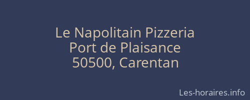 Le Napolitain Pizzeria