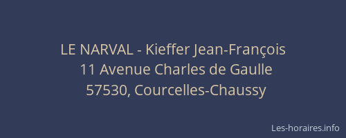 LE NARVAL - Kieffer Jean-François