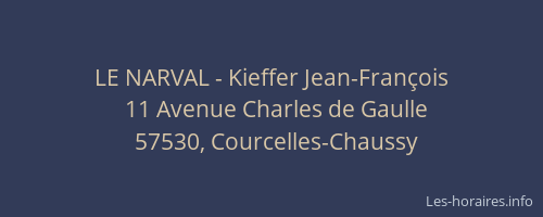 LE NARVAL - Kieffer Jean-Fran&ccedil;ois