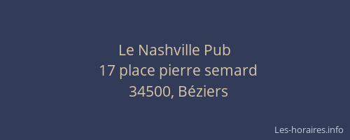 Le Nashville Pub