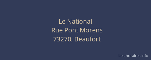Le National