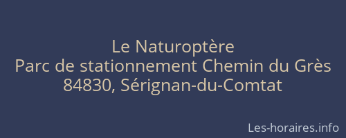 Le Naturoptère